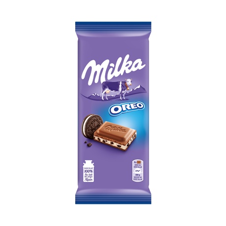 Socola sữa nhân bánh Oreo 100g - Chocolat au lait morceaux Oreo thumbnail