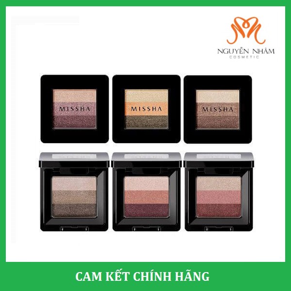 Phấn Mắt 3 màu Missha The Style Triple Perfection Shadow