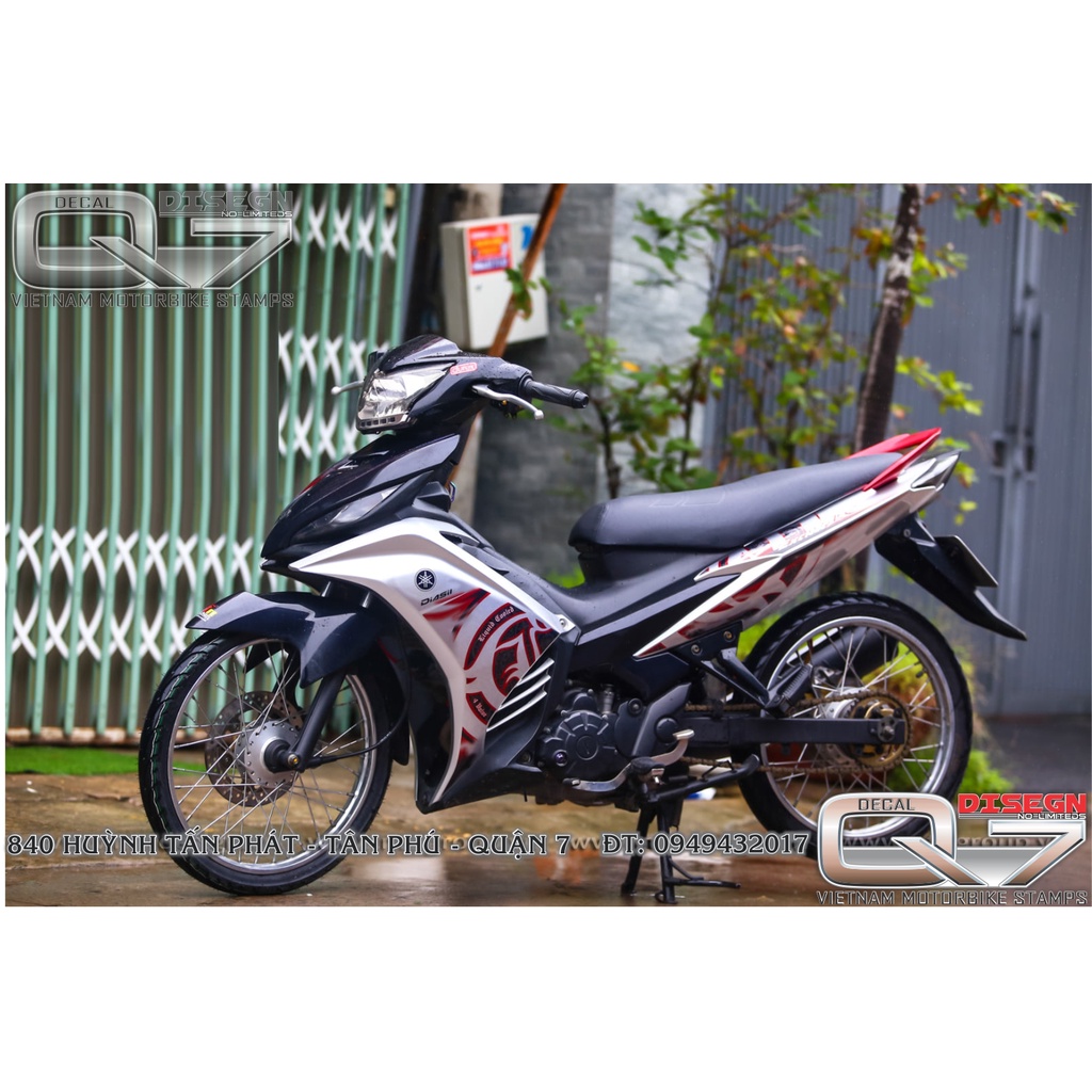 TEM RỜI EXCITER 2011 LC TRANG ĐỎ ĐEN