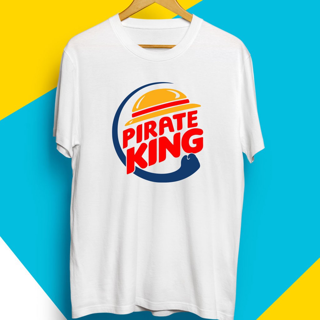 (GIÁ RẺ) Áo thun in hình the pirate king burger one piece - HUY DZ STORE