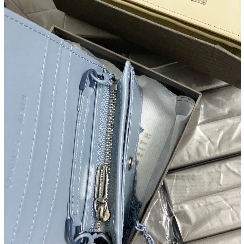 ví nữ CK6-10680910 siêu hot màu xanh dương kèm dây đeo