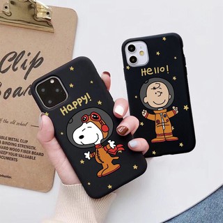 Ốp iphone 6 6s chó snoopy happy đen đáng yêu
