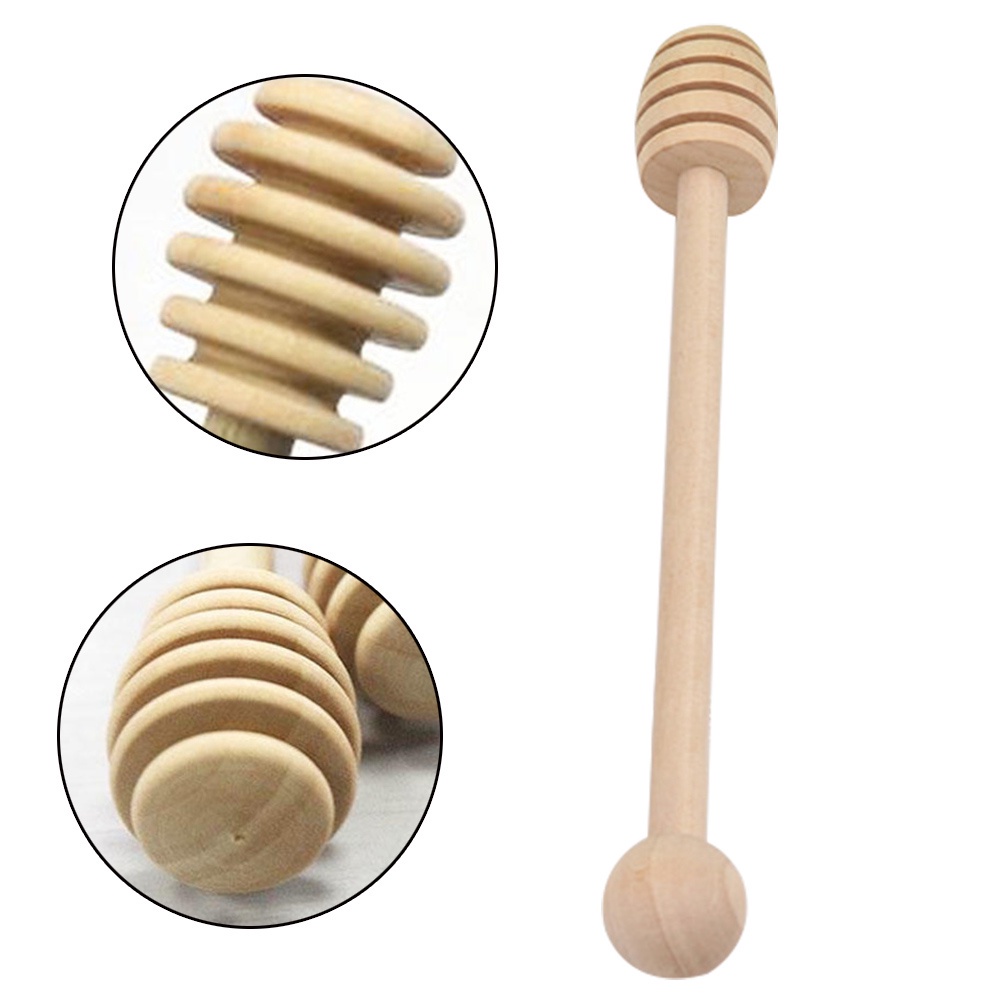 1 Muỗng Gỗ Múc Mật Ong/Mật Ong Có Tay Cầm Dài Tiện Dụng Cho Nhà Bếp HHTJP5