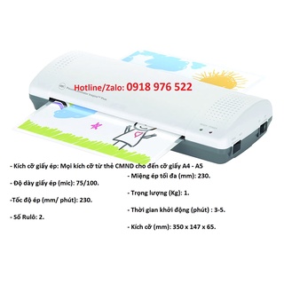 Máy ép plastic khổ a4 giá rẻ