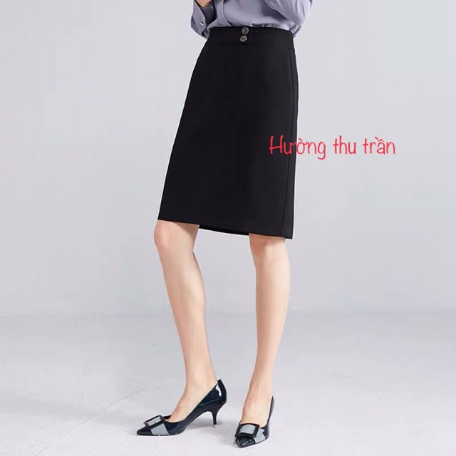 [Mã FAGREEN55 giảm tới 30K đơn 99K] Chân váy công sở phối cúc thời trang | BigBuy360 - bigbuy360.vn
