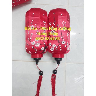 Đèn lồng khung sắt vẽ hoa mai: size 30 cm,35cm,40cm, size 45cm, màu khách chọn theo bảng màu có kèm theo