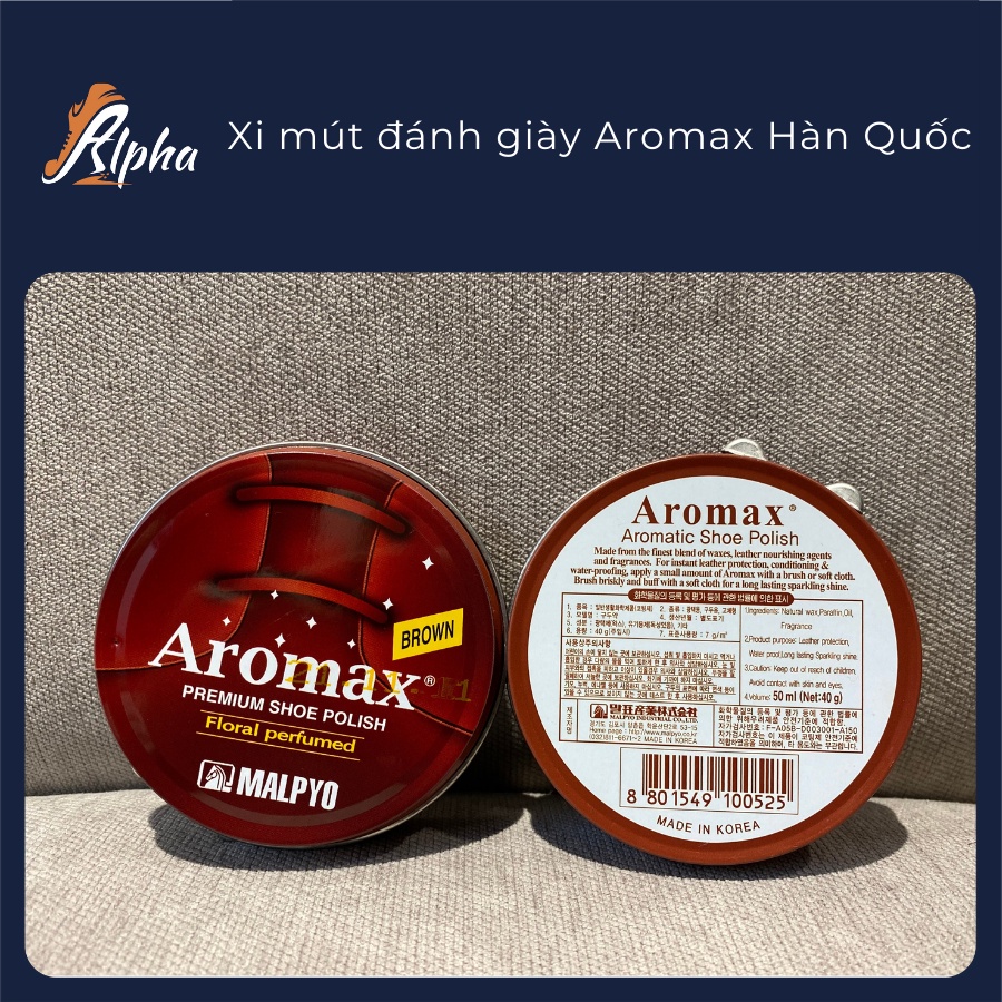 Xi đánh giày cao cấp Hàn Quốc Aromax [Alpha Shoes]