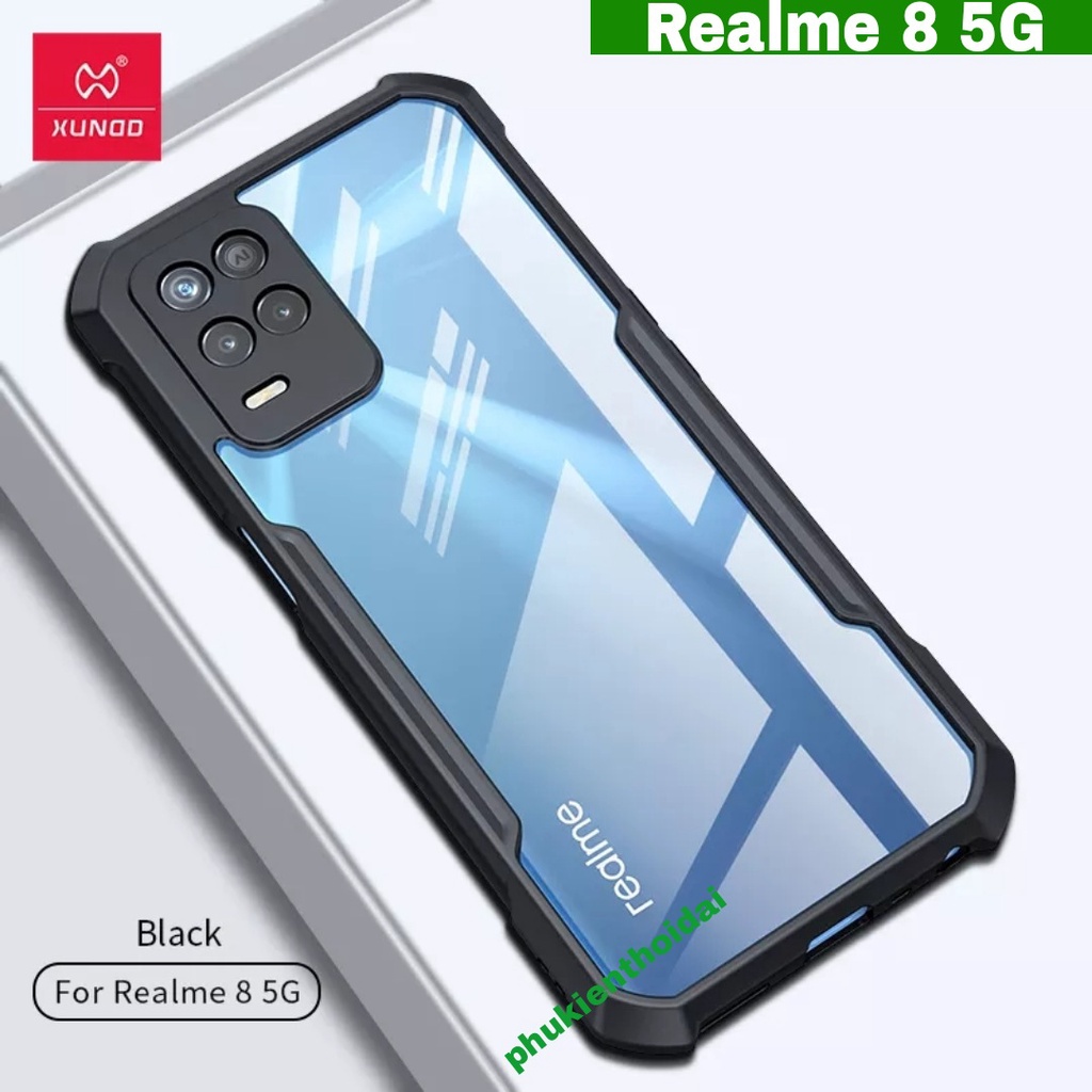 Ốp lưng Xundd Oppo Realme 7 / Realmne 8 / 8 Pro / Realme 8 5G / Realme 9 Pro chống sốc lưng trong viền màu cao cấp