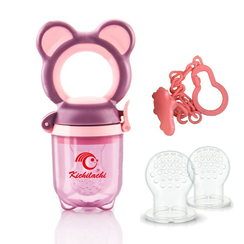 [Chính Hãng Đủ Giấy Tờ] Túi Nhai Ăn Dặm Chống Hóc Bằng Silicone Kichilachi Nhật Bản ( Đủ Phụ Kiện )