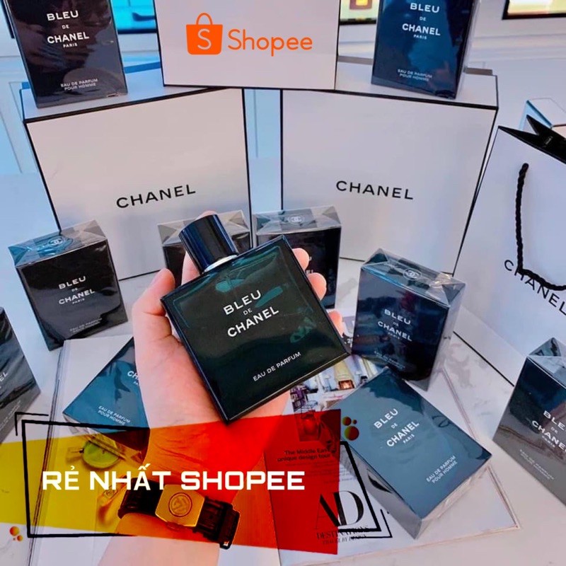 《HOT2022-Nắp hít nam châm》Nước hoa Nam Bleu de Chanel EDP 100ML Hương thơm Nam tính Quyến rũ