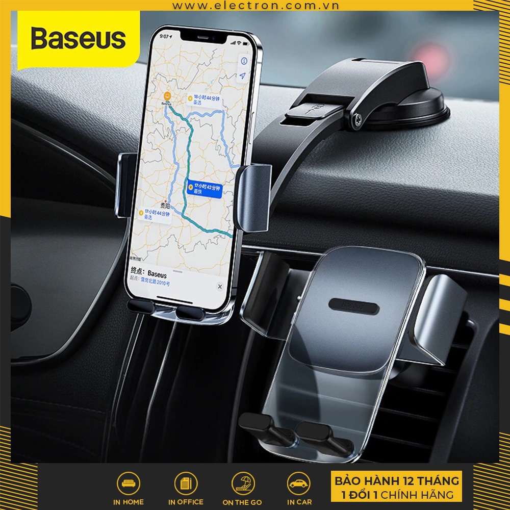 Đế giữ điện thoại trên ô tô Baseus Easy Control Clamp Car Mount Holder (Air Outlet Version)