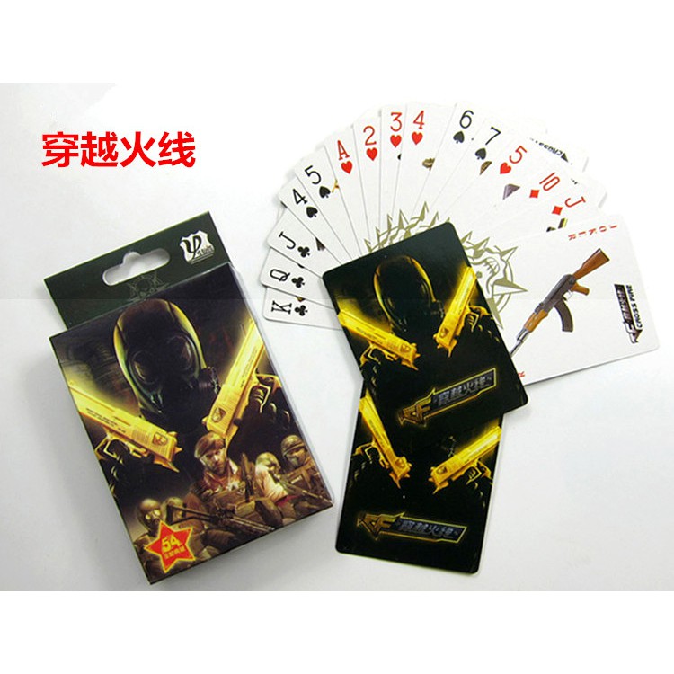 Bộ bài Tây anime NARUTO, bộ tú poker akatsuki chopper rozo luffy onepiece 54 lá in hình anime manga dễ thương độc đáo