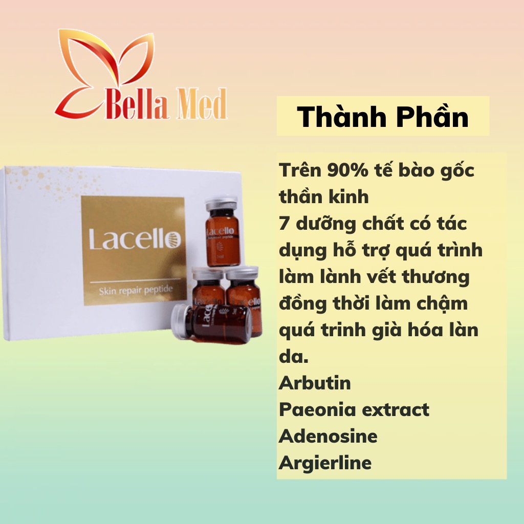 Tế Bào Gốc Lacello Skin Repair Peptide cải thiện nếp nhăn mạnh mẽ, làm chậm lão hóa Hàn Quốc 12 x 5 ml