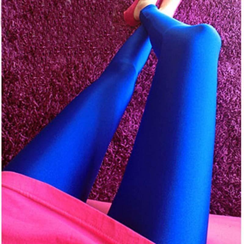 Quần Legging Co Giãn Màu Neon Ánh Kim Dùng Tập Yoga / Nhảy Múa Cho Nữ
