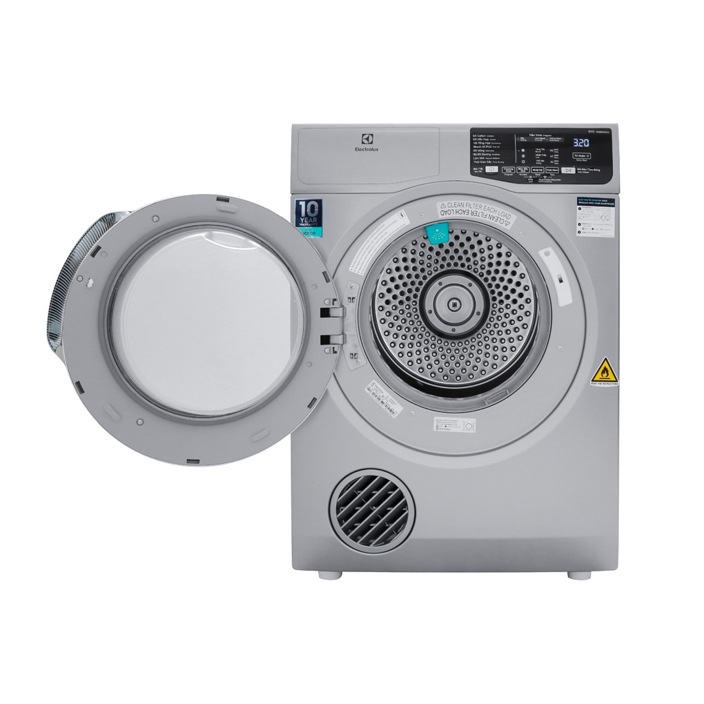 Máy sấy thông hơi Electrolux 8 Kg EDS805KQSA