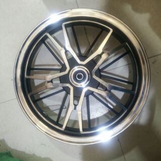 Vành - mâm trước xe điện Xmen cỡ 12" và đĩa phanh - đĩa thắng