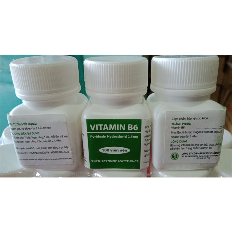 Vistamin B6 Giúp Bổ Sung VTM B6
