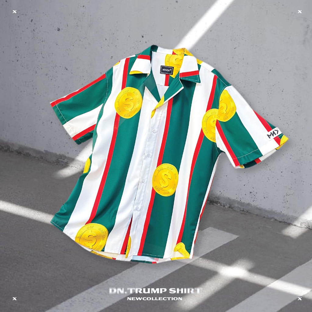 MENDE - D.N Trump Shirt - Áo sơ mi tay ngắn MENDE chính hãng