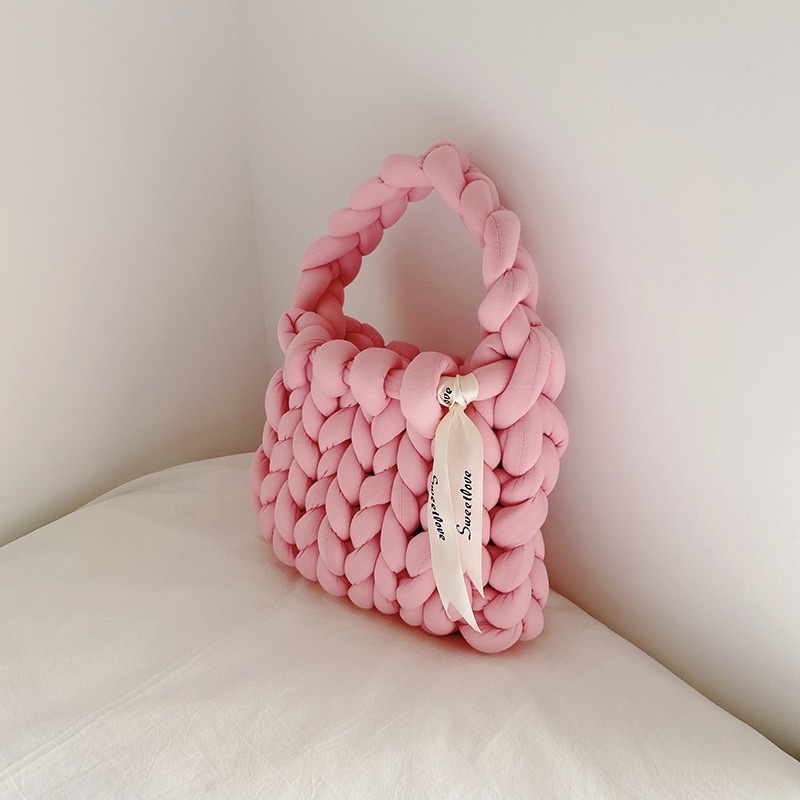 Bloom Handbag - Túi len bông sợi to siêu mềm