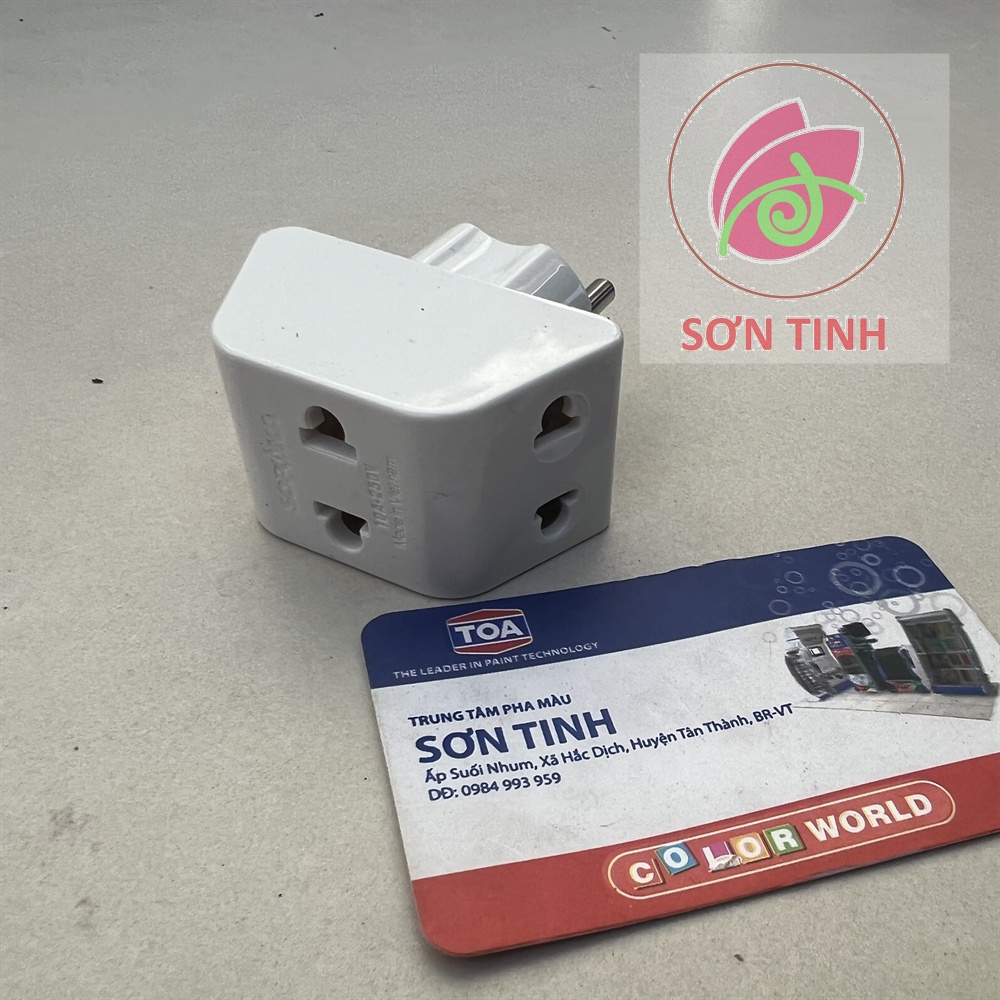 Đầu nối chia điện đa năng 3 cửa SOPOKA P11 P12 chịu tải 2200W