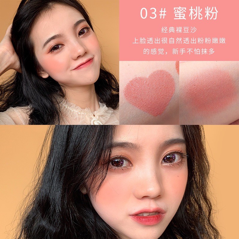 Má hồng Xixi 520 dạng kem xinh xắn Ulzzang