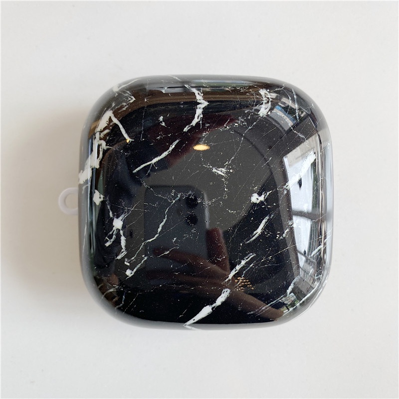 Vỏ bọc PC cứng bảo vệ hộp sạc tai nghe bluetooth không dây Beats Powerbeats Pro họa tiết cẩm thạch chống sốc