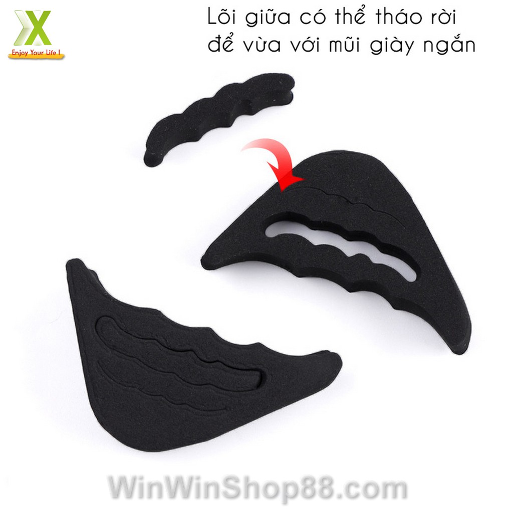 Miếng lót giày mút giảm đau đầu ngón cho giày bít ngón, đệm êm ngón chân dành cho giày nam và nữ - Winz.vn