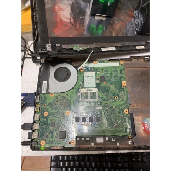 mainboard laptop asus x450cc chip i3-3217u còn chạy đã test