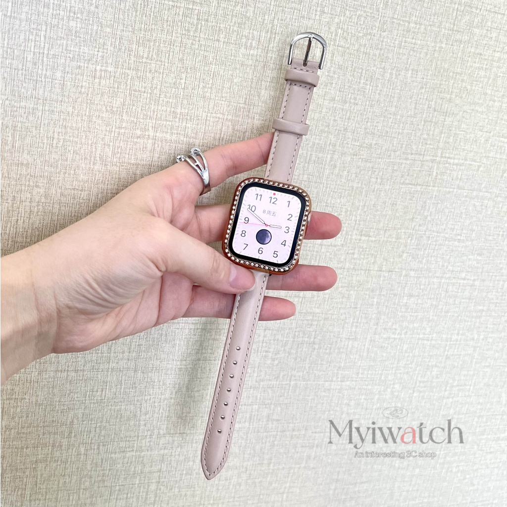 Dây Đeo Bằng Da Dành Cho Đồng Hồ Apple Watch serise7 6 SE 5 4 3 2 iwatch 41mm 45mm 40mm 42mm 38mm 44mm