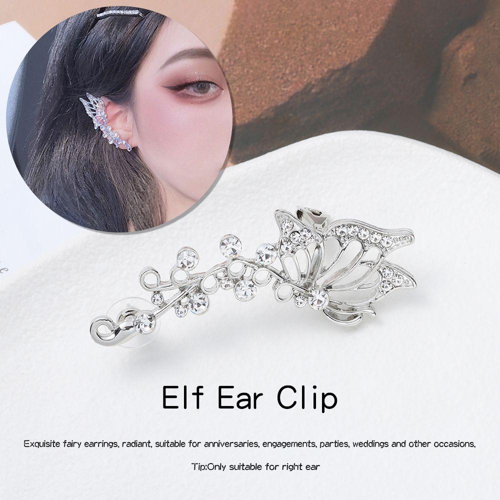 Khuyên Vành Tai Hình Hoa Hồng|Băng Đô Quấn Tai Màu Sắc Phong Cách Punk