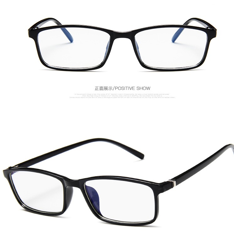 Mắt Kính Trong Suốt Chống Ánh Sáng Xanh Thời Trang