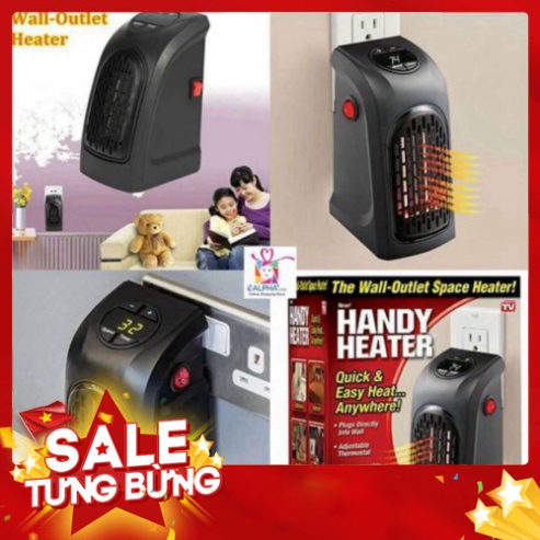 [FREE SHIP] 💥[FREESHIP+ CÓ VIDEO]💥 Quạt sưởi có hẹn giờ Handy Heater Hàng Chính Hãng💥BẢO HÀNH 12 THÁNG💥SIÊU HOT💥