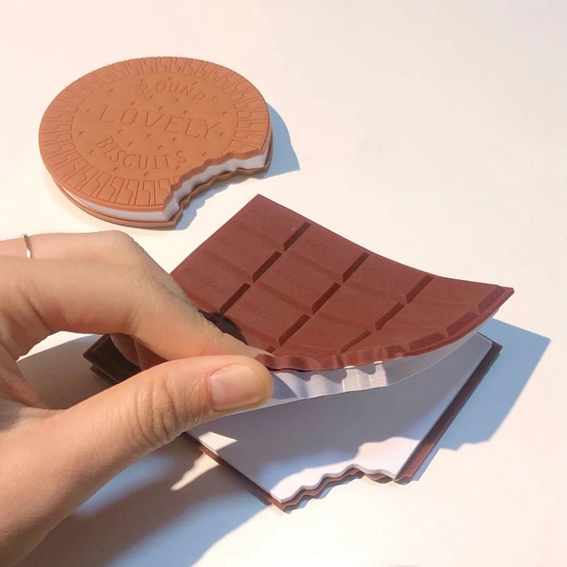 Sổ tay mini thiết kế hình sô cô la đáng yêu sáng tạo