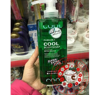 Sữa Tắm Cool Body Soap pharmaact cho nam giới Nhật Bản 600ml