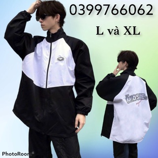 Áo Khoác Dù TMS LOGO MIDSIDE Nam Nữ Ulzzang Unisex Form Rộng Bomber Jacket