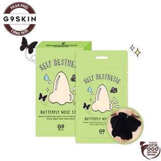 Mặt Nạ Lột Vùng Mũi Giúp Làm Sạch Sâu , Chăm Sóc Lỗ Chân Lông G9Skin Self Aesthetic Butterfly Nose Strip