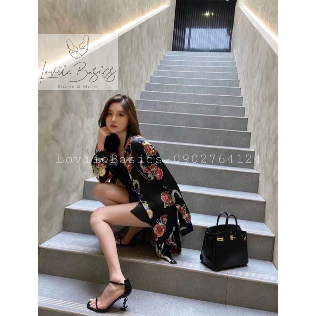 GUỐC NỮ LOVIIE BASICS - CAO GÓT NỮ THỜI TRANG QUAI NGANG - SANDAL NỮ 10 PHÂN - G220634