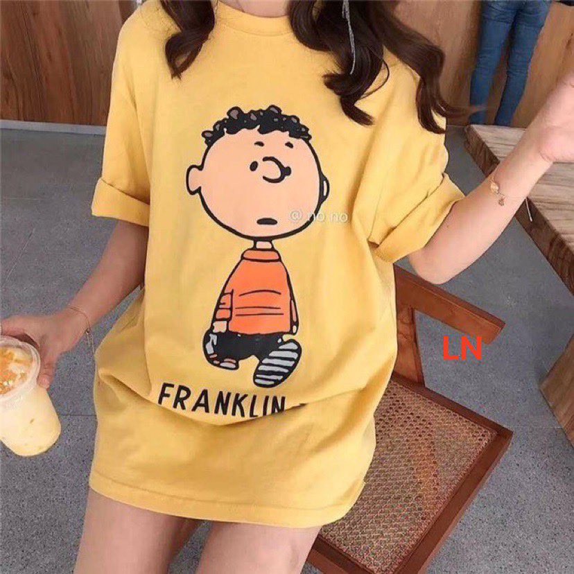 Áo phông họa tiết cậu bé Franklin