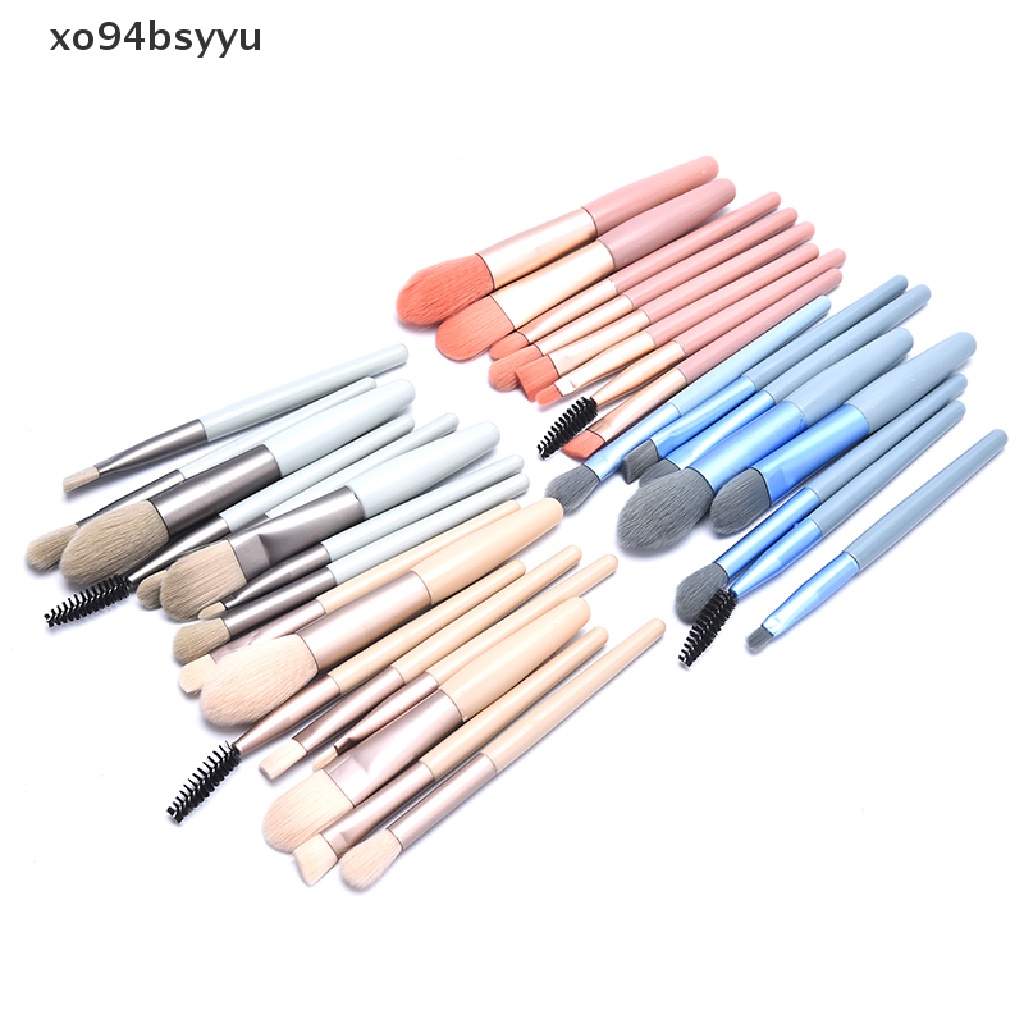 [Hàng mới về] Bộ 8 cọ trang điểm làm đẹp mini mềm mại đa dạng VN