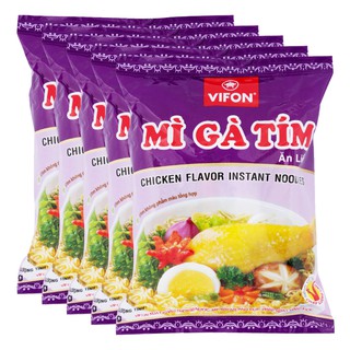 Mì gà tím Vifon 75g x 30 gói