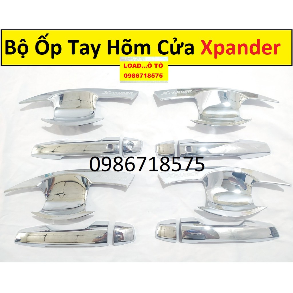 Ốp tay và Hõm xe Mitsubishi Xpander Cross, Xpander 2022-2018 Nhựa ABS Mạ Crom