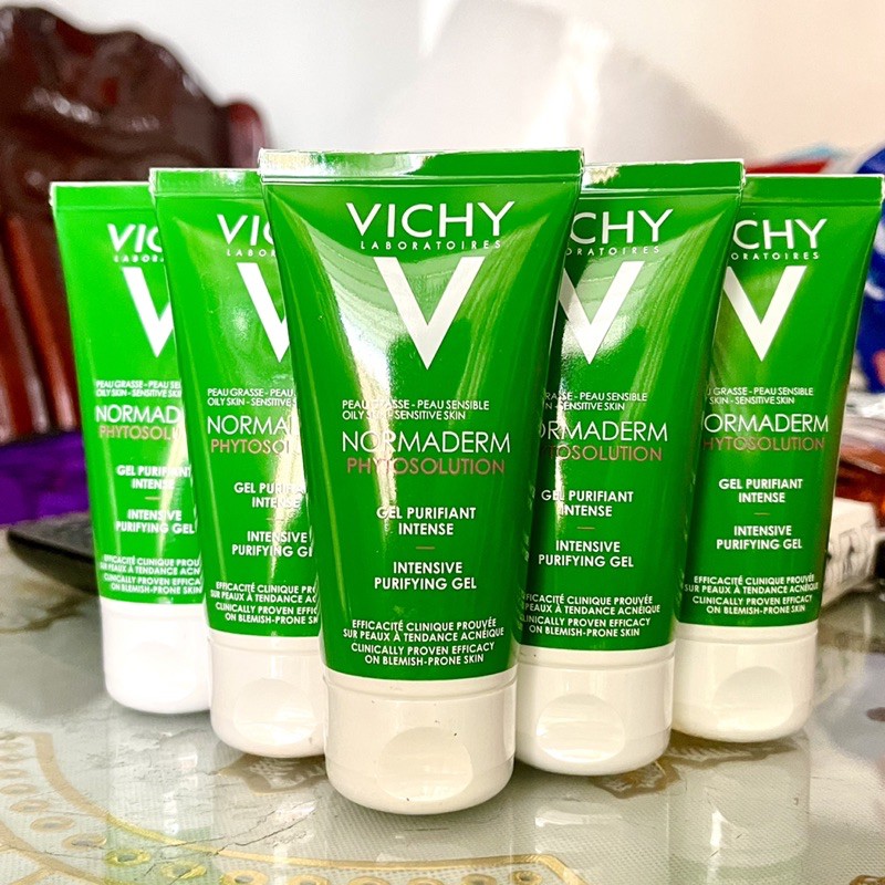 Sữa rửa mặt dạng gel Vichy Normaderm Phytosolution Intensive Purifying Gel 50ml