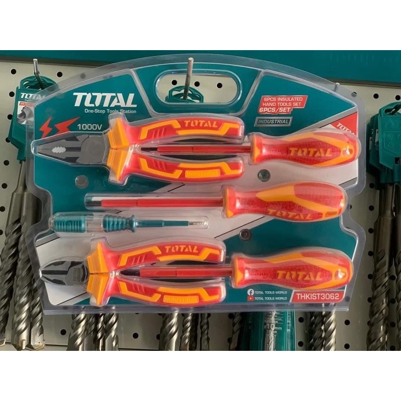 Bộ 6 công cụ cách điện 1000V TOTAL THKIST3062