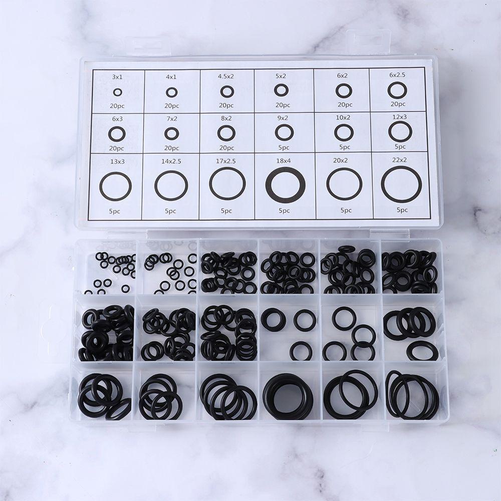 Set 225 Vòng Cao Su Chữ O Dùng Để Sửa Chữa Vòi Nước / Dầu