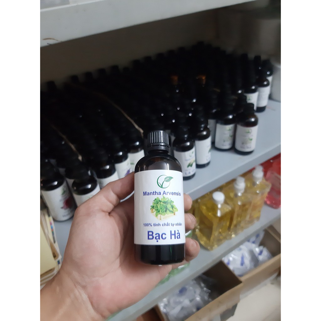 Tinh dầu xông sả chanh, quế, hoa hồng, oải hương, bạc hà chai 100ml