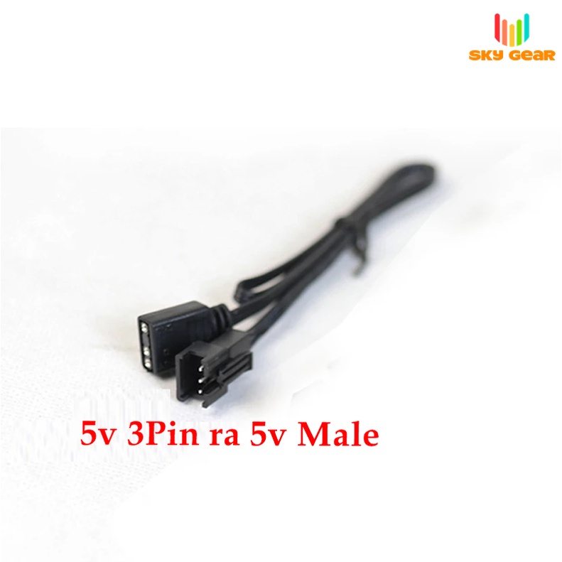 Cáp chuyển led 5v VDG, 5v 3Pin ,12v 4Pin