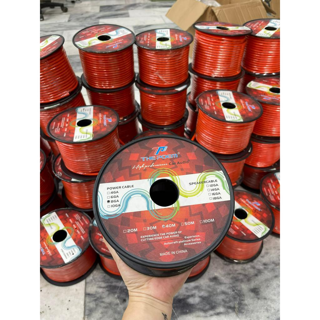 1 mét Dây nguồn lắp loa sub 0/2/4/6/8 AWG