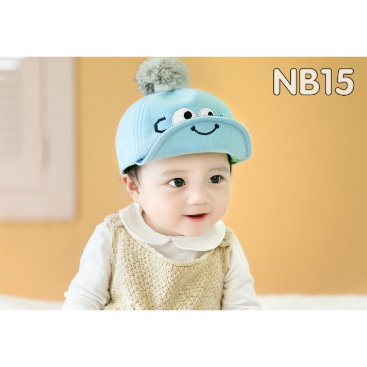 [Nhiều màu] Nón cho bé 6-24 tháng NB15