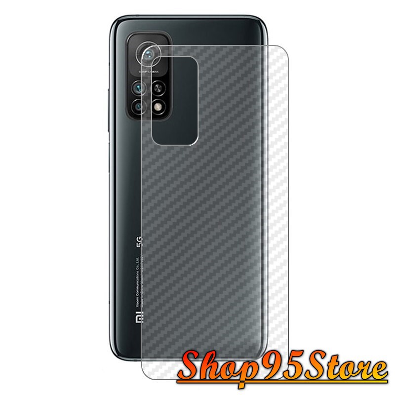 Miếng dán Carbon mặt lưng dành cho Xiaomi Mi 10T/ Mi 10T pro 5g