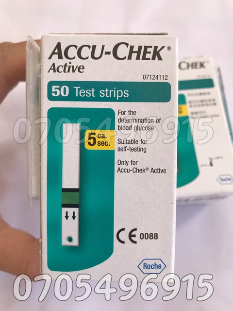 Que thử đường huyết Accu-check Active 50